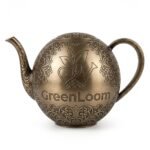 GreenLoom Vintage Antique Bronze Metal Indoor Watering Can